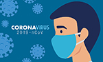 man with face mask for coronavirus 2019 ncov